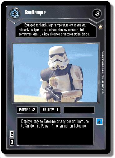 Star Wars: Special Edition Limited (Base Set) card 44 Sandtrooper