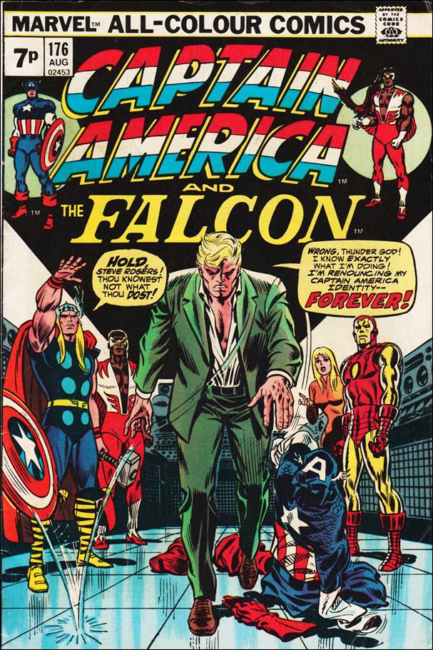 Captain America (1968) issue 176-B UK Price Cover