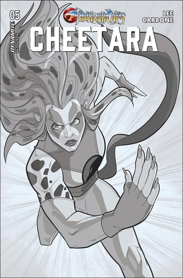 ThunderCats: Cheetara issue 5-J Ro Stein B&W 1:20 Cardstock Cover