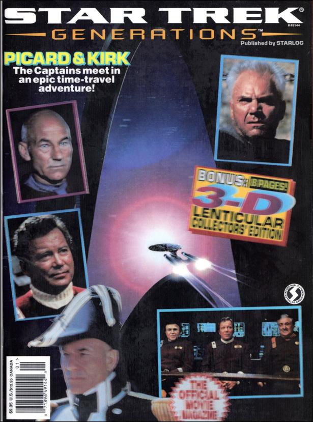 Official Star Trek Generations Movie Magazine issue 1-B Lenticular Edition