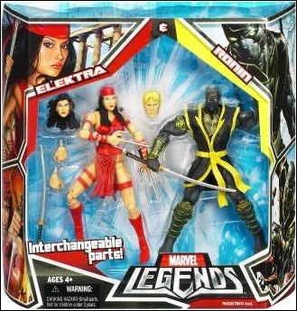 Marvel Legends (2-Packs) figure 4 Elektra and Ronin
