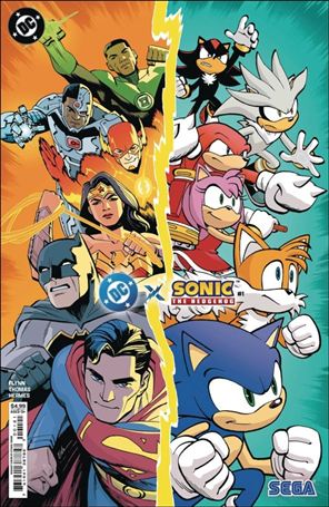 DC x Sonic the Hedgehog issue 1-B Ethan Young Cardstock Cover