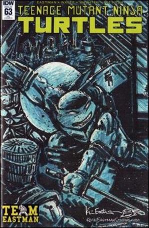 Teenage Mutant Ninja Turtles (2011) issue 63-E Kevin Eastman Fan Club Cover 1500