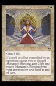 Magic the Gathering: Mirage (Base Set) card 25 Mangara's Blessing