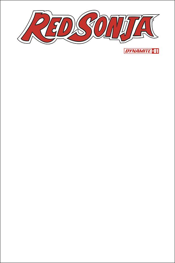 Red Sonja (2019) issue 1-F Blank Authentix Cover