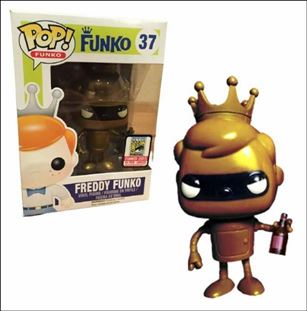 Pop! Funko - Freddy Funko figure 37-B Freddy Funko (Bender Gold) SDCC