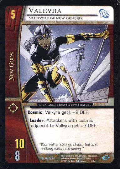 Justice League of America: VS System (Base Set)   card DJL-214 Valkyra