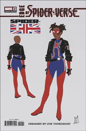Edge of Spider-Verse (2022) issue 2-C Zoe Thorogood 1:10 Design Cover