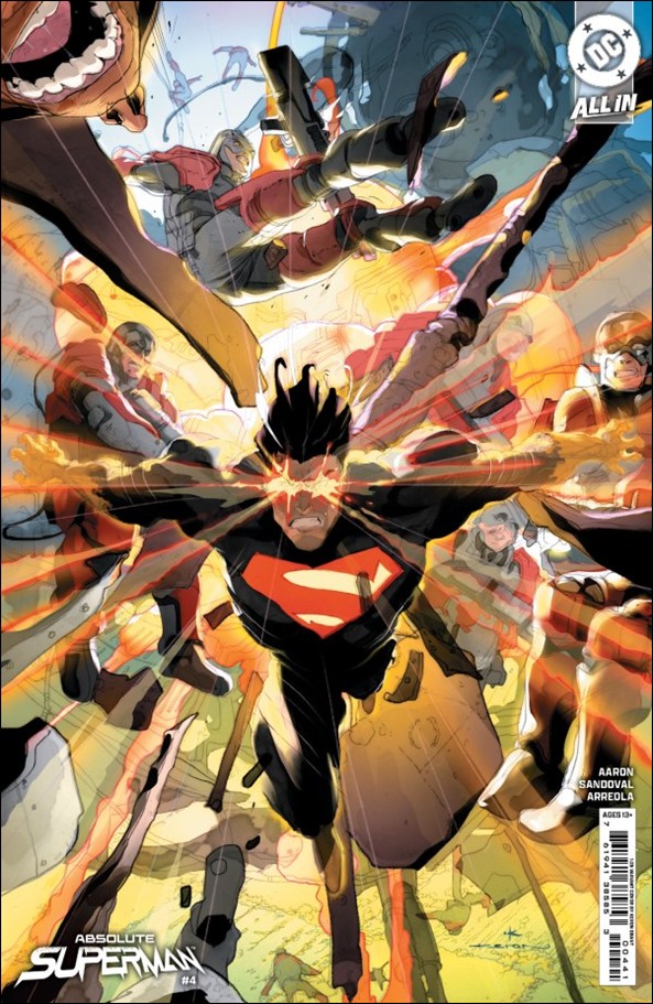 Absolute Superman issue 4-E Keron Grant 1:25 Cardstock Cover