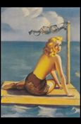 Elvgren's Calendar Pinups 2 (Base Set) card 80 S.O.S.