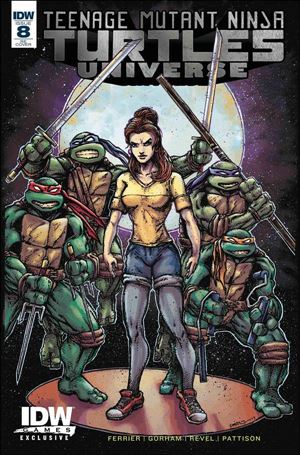 Teenage Mutant Ninja Turtles Universe issue 8-D Kevin Eastman IDW Games Cover