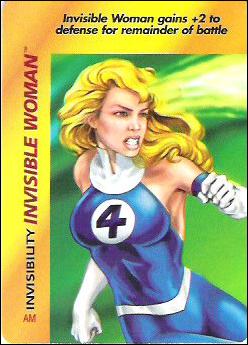 Marvel OverPower (Base Set) card nn122 Invisible Woman: Invisibility