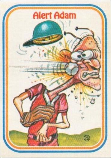 Awsome! All-Stars (Base Set) card 26-B Alert Adam / Puzzle Back