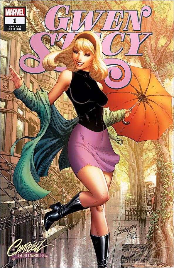 Gwen Stacy issue 1-K J. Scott Campbell "Spring" Cover 1/3000