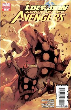 Lockjaw and the Pet Avengers issue 1-B Niko Henrichon 1:10 Cover