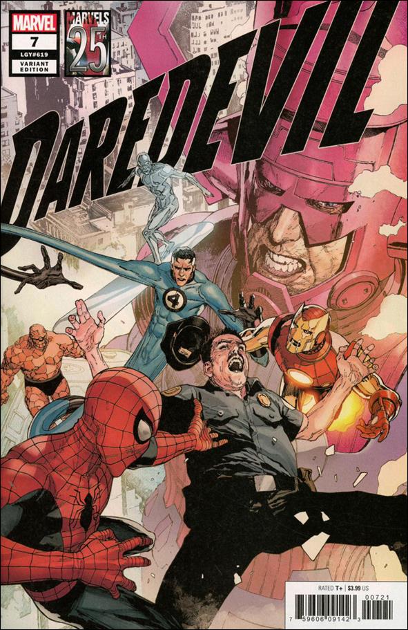 Daredevil (2019) issue 7-B Leinil Francis Yu Marvels 25th Tribute Cover