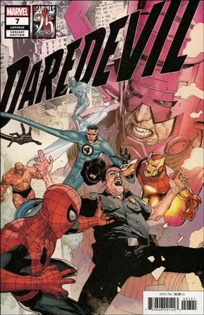 Daredevil (2019) issue 7-B Leinil Francis Yu Marvels 25th Tribute Cover