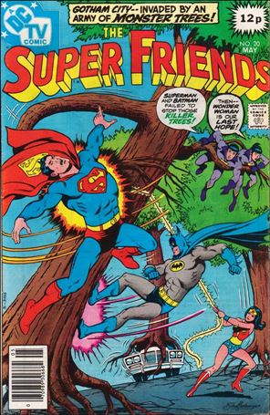 Super Friends (1976) issue 20-C UK Price Cover