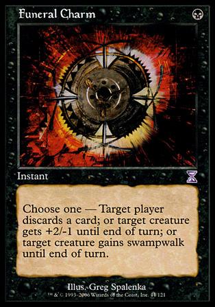 Magic the Gathering: Time Spiral (Timeshifted Subset) card 44 Funeral Charm