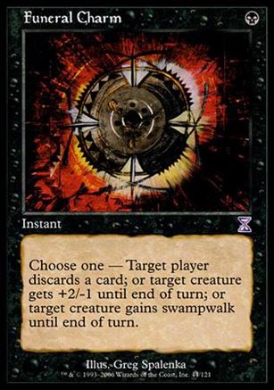 Magic the Gathering: Time Spiral (Timeshifted Subset) card 44 Funeral Charm
