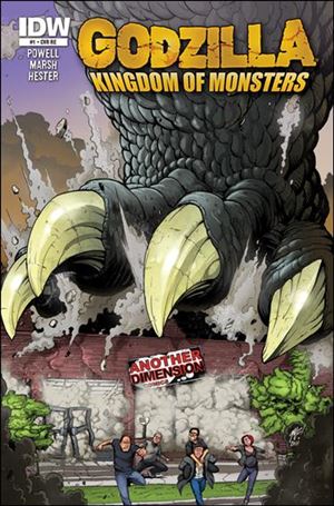 Godzilla: Kingdom of Monsters issue 1-PE Another Dimension Comics Cover 1/500