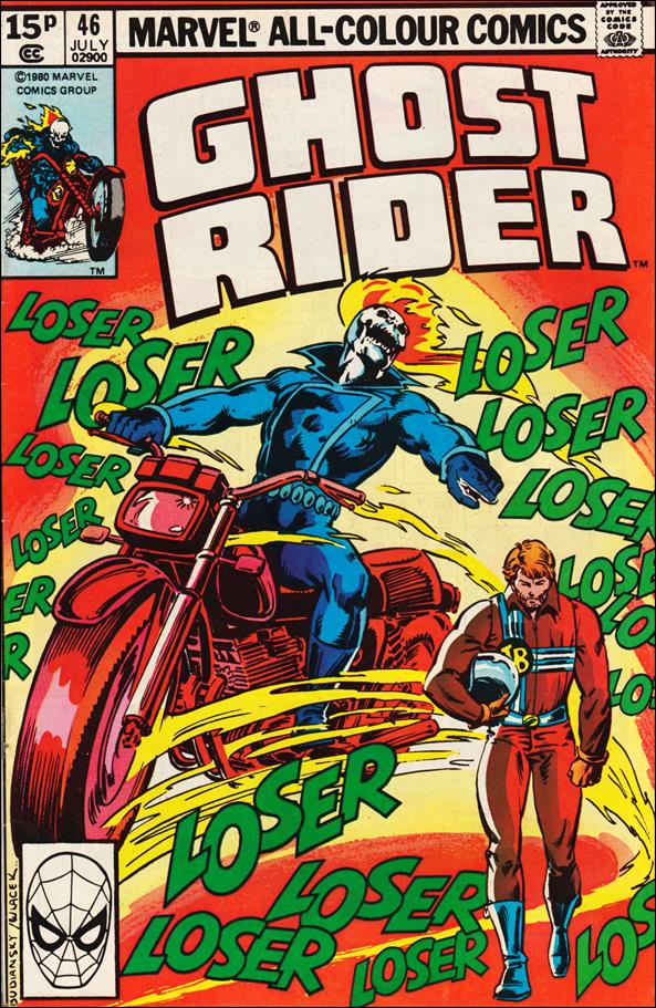 Ghost Rider (1973) issue 46-B UK Price Cover