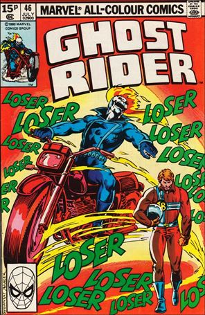 Ghost Rider (1973) issue 46-B UK Price Cover