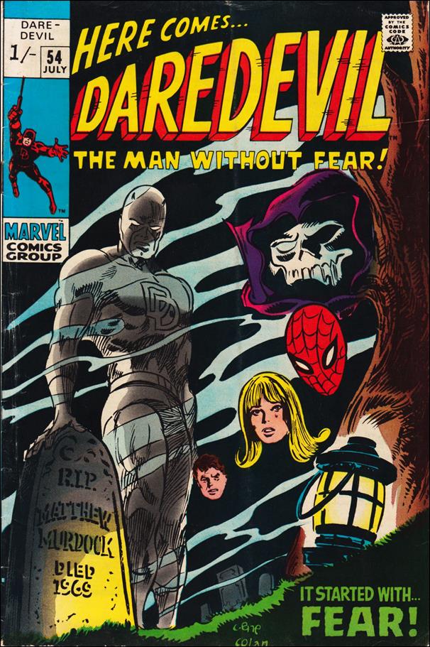 Daredevil (1964) issue 54-B UK Price Cover