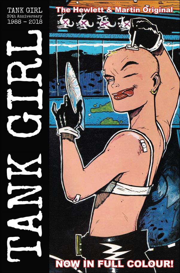 Tank Girl Full Colour Classics issue 1 Jamie Hewlett White Logo Cover