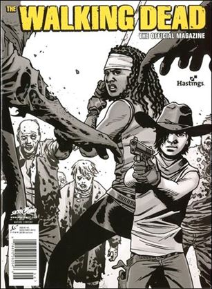 Walking Dead: The Official Magazine issue 6-D Hastings Black & White Cover