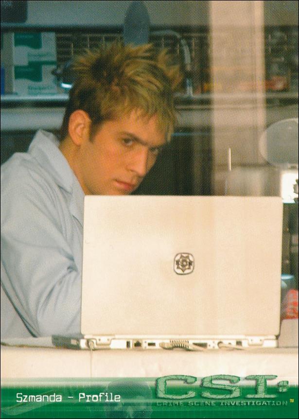 CSI: Crime Scene Investigation - Series One (Base Set) card 73 Szmanda - Profile