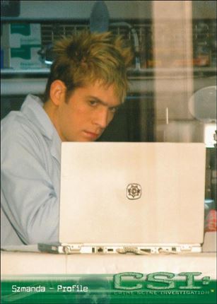 CSI: Crime Scene Investigation - Series One (Base Set) card 73 Szmanda - Profile