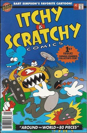 Itchy & Scratchy Comics issue 1-B Newsstand Price Variant w/o Poster
