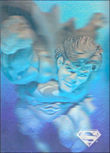 Superman Holo Series (Silver Hologram Base Set) card 49 The Hero Confirmed