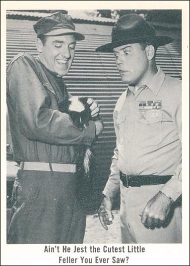 Gomer Pyle (Base Set) card 43 Ain't He Jest the Cutest Little Feller You Ever 