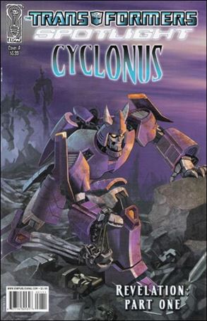 Transformers Spotlight issue nn16 Cyclonus - E.J. Su Cover