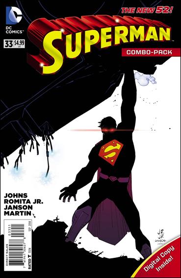 Superman (2011) issue 33-C Unbagged John Romita Jr. Cover Combo Pack