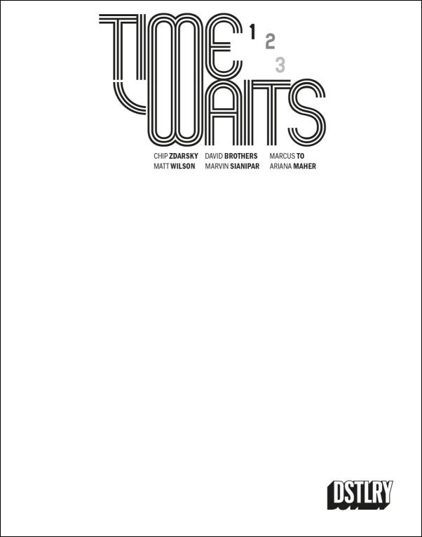 Time Waits  issue 1-G Blank Sketch Cardstock Cover
