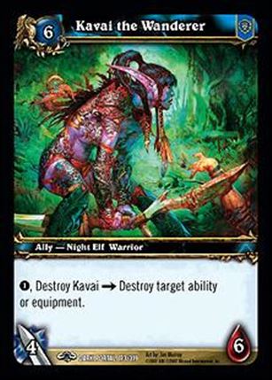 World of Warcraft: Through the Dark Portal (Base Set) card 173 Kavai the Wanderer