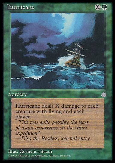 Magic the Gathering: Ice Age (Base Set) card 249 Hurricane