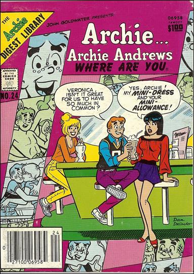 Archie…Archie Andrews, Where Are You Comics Digest Magazine issue 24