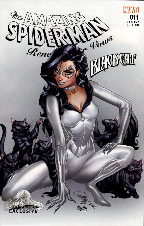 Amazing Spider-Man: Renew Your Vows (2017) issue 11-E J.Scott Campbell Black Cat "White" Cover 1/1350