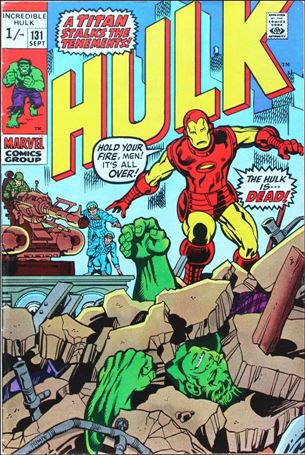 Incredible Hulk (1968) issue 131-B UK Price Cover