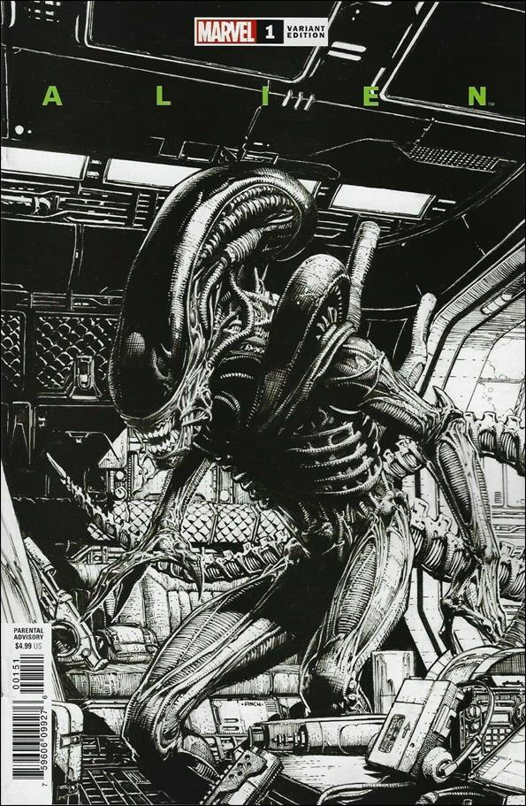 Alien (2021) issue 1-P David Finch 1:Store Launch Sketch Cover