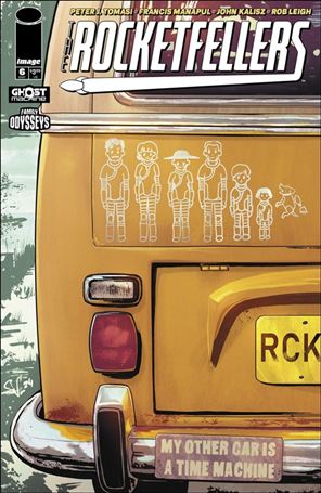Rocketfellers issue 6-C Sean Von Gorman Cardstock Cover