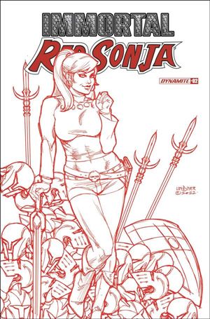Immortal Red Sonja issue 2-O Joseph Michael Linsner 1:15 Red Line Art Cover