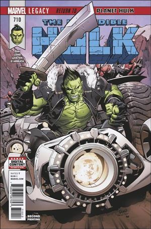 Incredible Hulk (1968) issue 710-C Greg Land Cover (2nd Printing)