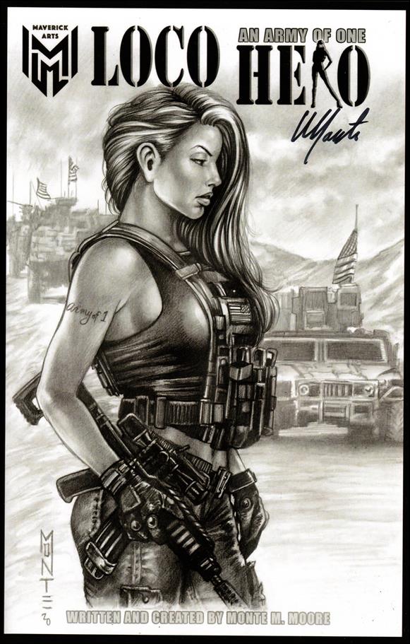 Loco Hero issue 2 Monte Moore "Lead the Way" Cover