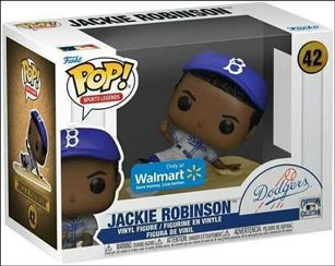 POP! Sports Legends figure 42-C Jackie Robinson (Sliding) Walmart Exclusive