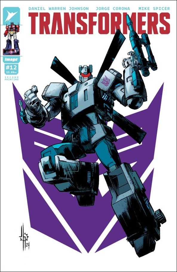 Transformers (2023) issue 12-K Jason Howard "Vortex" Cover (Second Printing)